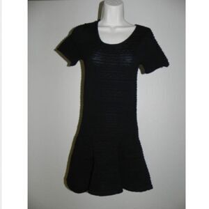 T/O SWEATERs DRESS WOMENS SMALL BLACK NWT